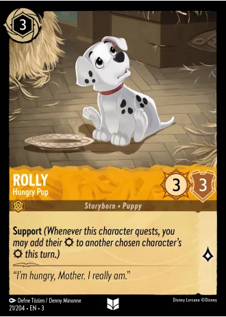 Rolly - Hungry Pup #21/204 — Into the Inklands