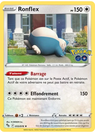 Ronflex #055/78 — Pokémon GO