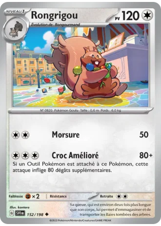 Rongrigou #152/198 — Écarlate et Violet