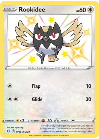 Rookidee SV101/122 — Shiny Vault (Shining Fates)