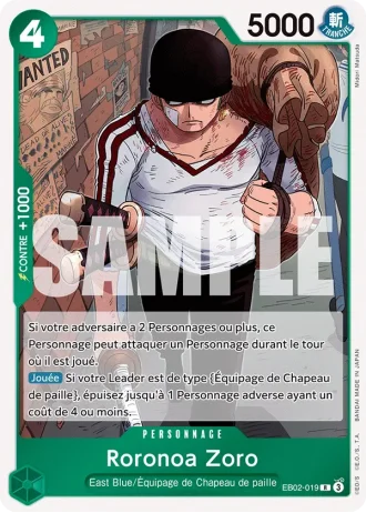 Roronoa Zoro (EB02-019) — Anime 25th Collection (EB02)