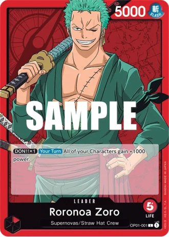 Roronoa Zoro (OP01-001) — Romance Dawn (OP01)
