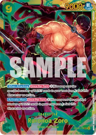 Roronoa Zoro (OP06-118) — Wings of the Captain (OP06)