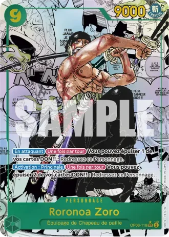 Roronoa Zoro (OP06-118) (Reprint) — ONE PIECE CARD THE BEST (PRB01)
