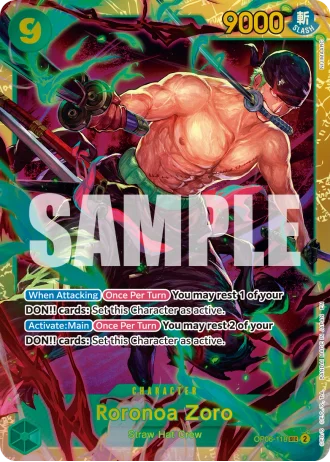 Roronoa Zoro (OP06-118) (Reprint) — One Piece Card The Best Vol.2(PRB02)