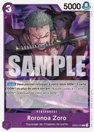 Roronoa Zoro (OP09-076) — Les Nouveaux Empereurs (OP09)