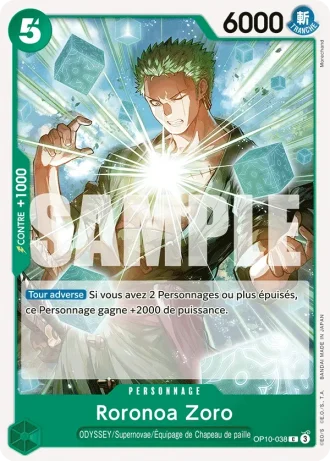 Roronoa Zoro (OP10-038) — Sang Royal (OP10)