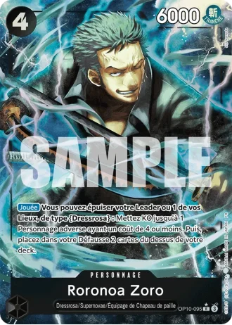 Roronoa Zoro (OP10-095) (Alternative Art) — ONE PIECE CARD THE BEST vol.2 (PRB02)