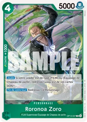 Roronoa Zoro (OP13-037) — Successeurs (OP13)