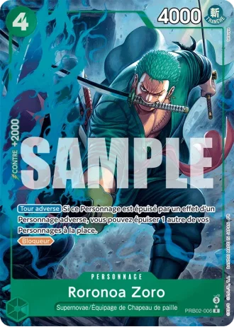 Roronoa Zoro (PRB02-006) (Special Rare) — ONE PIECE CARD THE BEST vol.2 (PRB02)