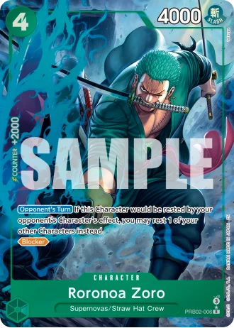 Roronoa Zoro (RB02-006) (Alternative Art) — One Piece Card The Best Vol.2(PRB02)