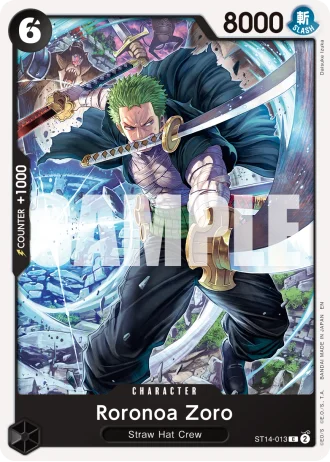 Roronoa Zoro (ST14-013) (Reprint) — One Piece Card The Best Vol.2(PRB02)
