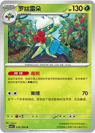 Roserade #16/204 — Blade Awakenings