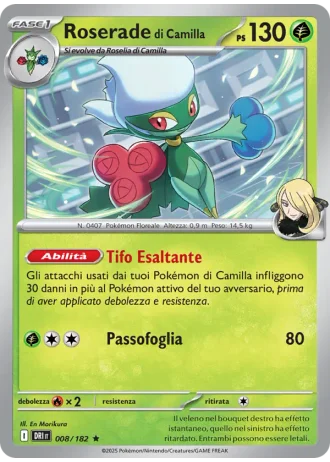 Roserade di Camilla #008/182 — Rivali Predestinati
