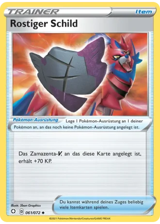 Rostiger Schild #61/72 — Glänzendes Schicksal
