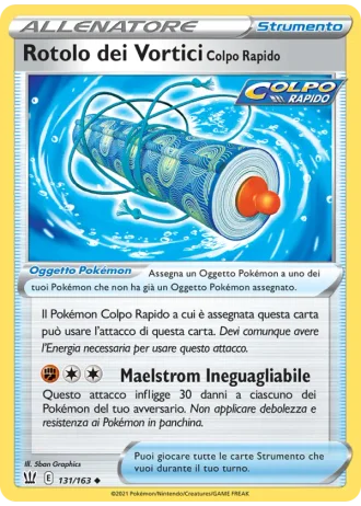 Rotolo dei Vortici Colpo Rapido #131/163 — Stili di Lotta