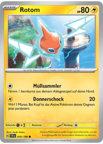 Rotom #070/198 — Karmesin & Purpur