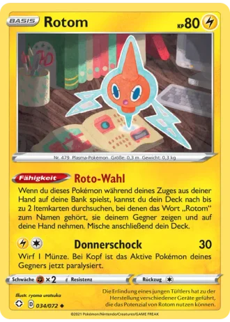 Rotom #34/72 — Glänzendes Schicksal