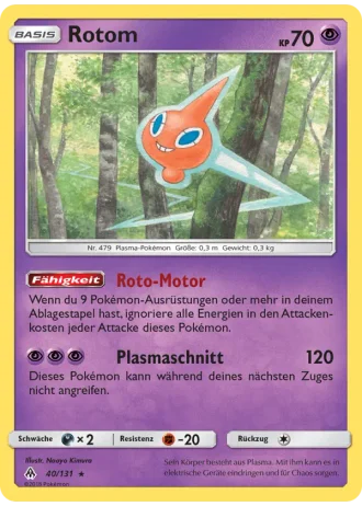 Rotom #40/131 — Grauen Der Lichtfinsternis