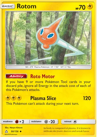 Rotom #50/156 — Ultra Prism