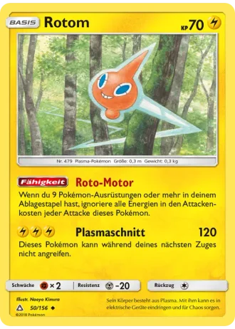 Rotom #50/156 — Ultra-Prisma