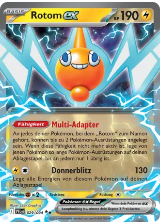 Rotom ex #029/94 — Fatale Flammen