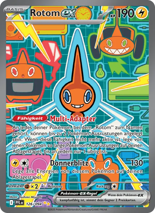 Rotom ex #126 — Fatale Flammen