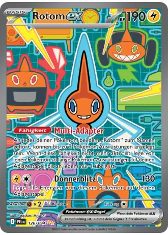 Rotom ex #126 — Fatale Flammen