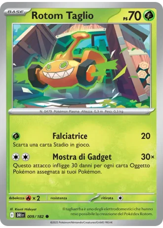Rotom Taglio #009/182 — Rivali Predestinati