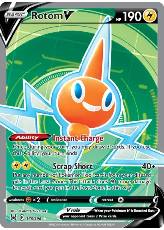 Rotom V #176/196 — Lost Origin