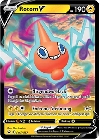 Rotom V SWSH257 — Schwert & Schild Promos