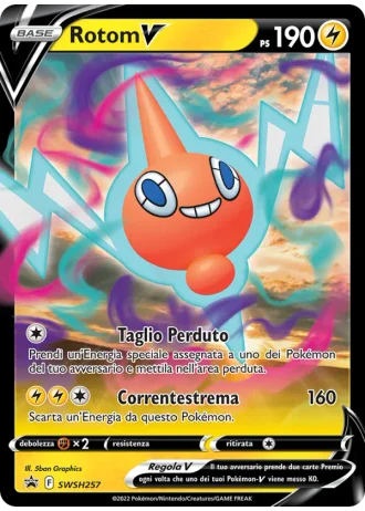 Rotom V SWSH257 — Spada e Scudo Promos