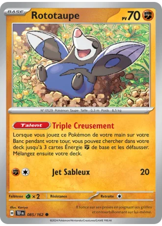 Rototaupe #085/162 — Forces Temporelles