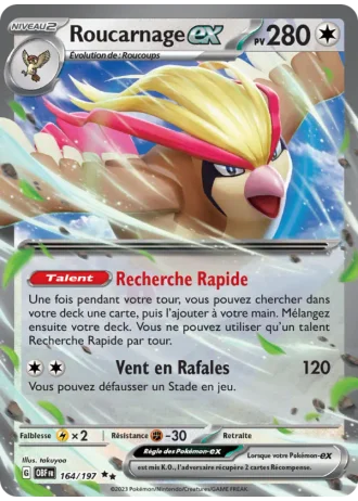 Roucarnage ex #164/197 — Flammes Obsidiennes