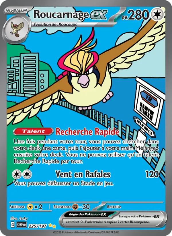Roucarnage ex #225 — Flammes Obsidiennes