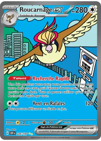 Roucarnage ex #225/197 — Flammes Obsidiennes