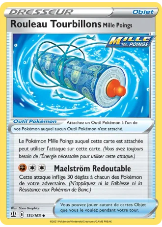 Rouleau Tourbillons Mille Poings #131/163 — Styles de combat