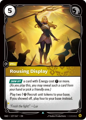 Rousing Display #127/167 — Radiance