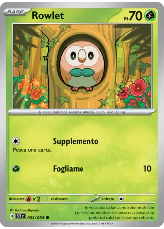 Rowlet #003/64 — Segreto Fiabesco