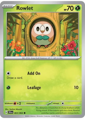 Rowlet #003 — Shrouded Fable