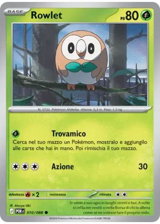 Rowlet #010/88 — Equilibrio Perfetto