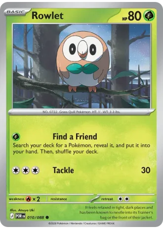 Rowlet #010/88 — Perfect Order