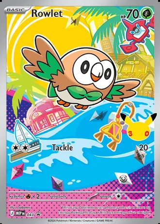 Rowlet #043 — MEP Black Star Promos