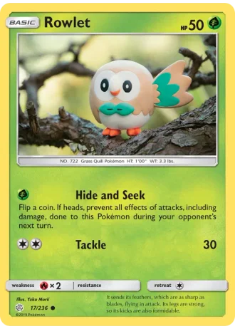 Rowlet #17/236 — Cosmic Eclipse