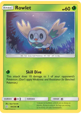 Rowlet #18/236 — Cosmic Eclipse