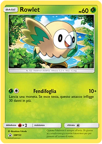Rowlet SM153 — Sole e Luna Promos