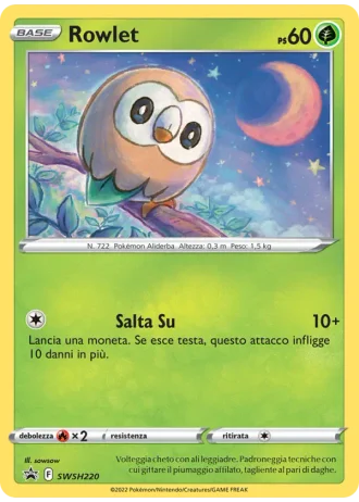 Rowlet SWSH220 — Spada e Scudo Promos