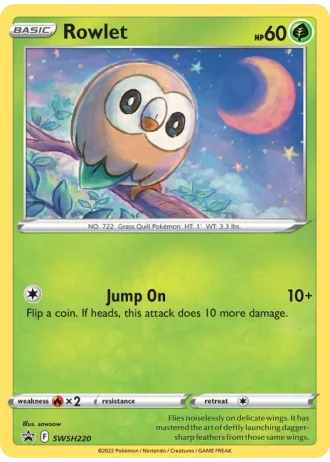 Rowlet SWSH220 — Sword & Shield Promos