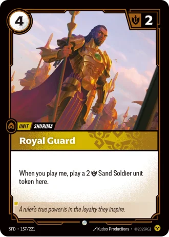 Royal Guard #157/221 — Spiritforged