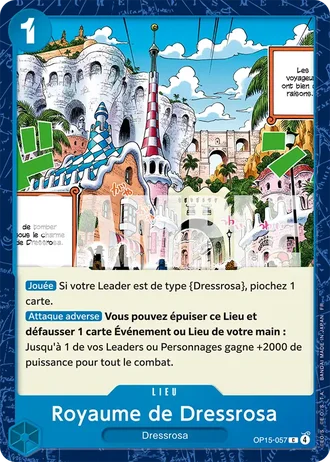 Royaume de Dressrosa (OP15-057) — Aventure sur l'Île de Dieu (OP15-EB04)